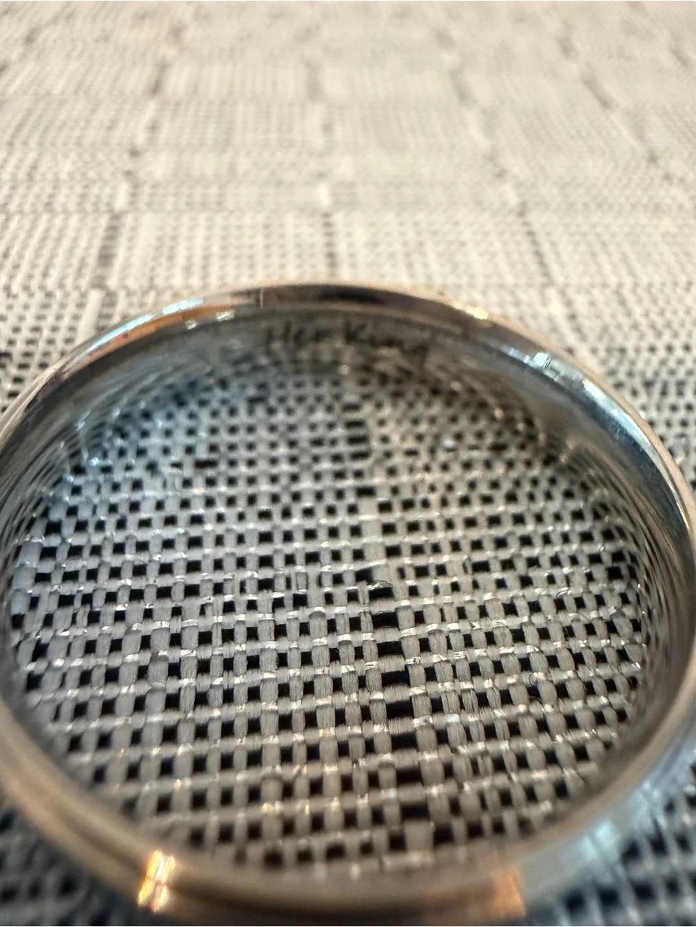 Men's Crown-Engraved Tungsy Ring
